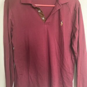 Ralph Lauren Classic Fit Polo in Rich Burgundy
